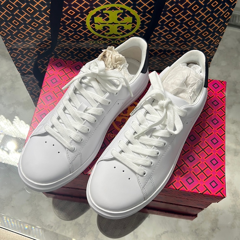 Tory Burch Titanium White Sneakers
